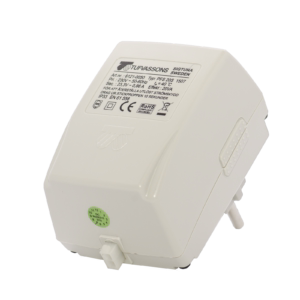 Trafo 230/24Vac 20VA med väggkontakt